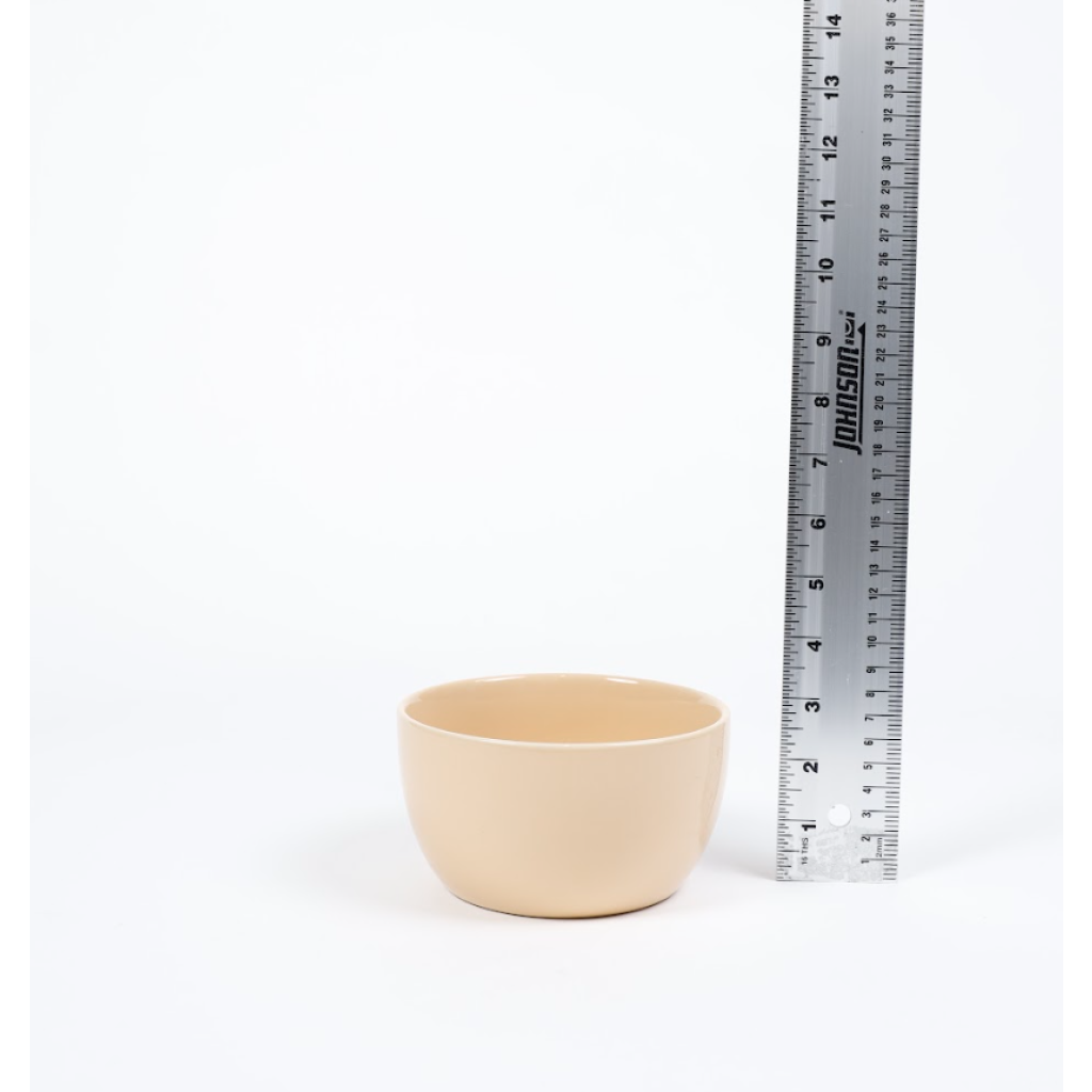 Tan Glazed Bowl